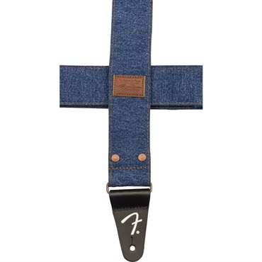 Fender USA Fender(R) x Wrangler(R) Riveted Denim Strap， Indigo[#0990638003] 画像4