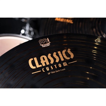 MEINL Classics Custom Thin Dark Crash 18 [CC18TDAC] 画像3