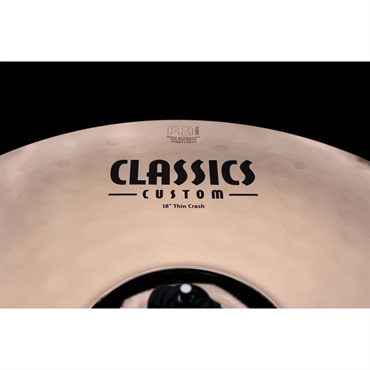 MEINL Classics Custom Brilliant Thin Crash 18 [CC18TC-B] 画像2