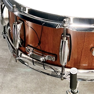 建光ドラム工房 雷切 -RAIKIRI- [ブビンガステイヴスネア14×5/ No.002]【カスタムスネア入荷！】 画像2