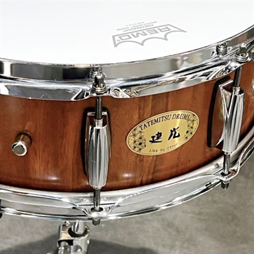 建光ドラム工房 雷切 -RAIKIRI- [ブビンガステイヴスネア14×5/ No.002]【カスタムスネア入荷！】 画像3