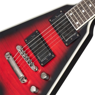 Epiphone Dave Mustaine Prophecy Flying V Figured (Aged Dark Red Burst) 画像3