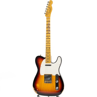 Fender Custom Shop Limited Edition Tomatillo Tele Custom Relic Bleached 3-Color Sunburst【SN.R125770】 画像1