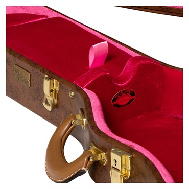 Gibson Lifton Historic 5-Latch Brown/Pink Hardshell Case， Les Paul[ASLFTCASE-5L-LPS] 画像2