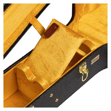 Gibson Lifton Historic Black/Goldenrod Hardshell Case， Dreadnought[ASLFTCASE-PB-DN] 画像3