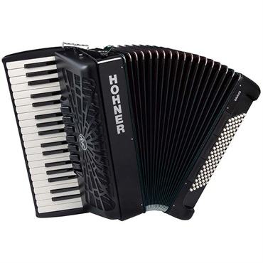 Hohner (アコーディオン専門店・出荷前検品発送)Bravo III 96 BLK +レインカバーセット HOHNER ホーナー アコーディオン 入門向け ピアノ式 37鍵盤 中型 【雨の日アコーディオンレインカバーセット】 画像1