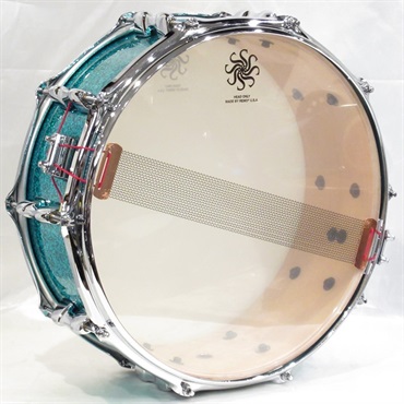SAKAE OSAKA HERITAGE SD1455MA/M-TC [Maple Snare Drum 14''×5.5'' - Turquoise Champagne] 画像6