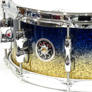 SAKAE OSAKA HERITAGE SD1455MA/M-LG [Maple Snare Drum 14''×5.5'' - Lazurite Gold] 画像1