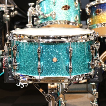 SAKAE OSAKA HERITAGE SD1465MA/M-TC [Maple Snare Drum 14''×6.5'' - Turquoise Champagne] 画像1