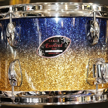 SAKAE OSAKA HERITAGE Evolved 4pc Drum Set / Lazurite Gold [22BD，16FT，12TT，10TT] 画像5