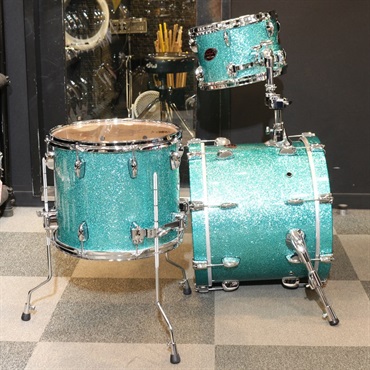 SAKAE OSAKA HERITAGE Evolved 3pc Drum Set / Turquoise Champagne [18BD，14FT，12TT] 画像2