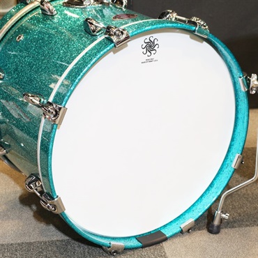 SAKAE OSAKA HERITAGE Evolved 3pc Drum Set / Turquoise Champagne [18BD，14FT，12TT] 画像7
