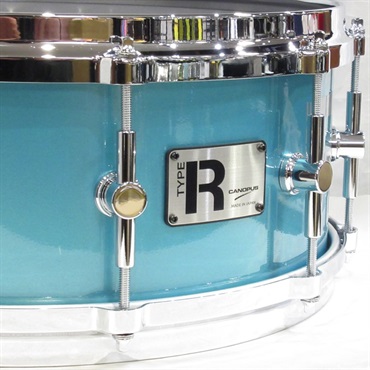 CANOPUS Type-R BULLET 14×5.5 Turquoise Metallic w/Die Cast Hoop [MTR-1455DH/CH] 画像1