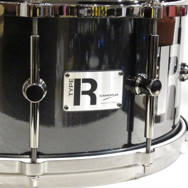 CANOPUS Type-R BULLET 14×6.5 Black Metallic w/Die Cast Hoop [MTR-1465DH/BN] 画像1