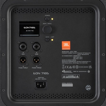 JBL EON718S 【18インチ パワード・サブウーファー】【お取り寄せ商品 / 納期は別途ご連絡】 画像5
