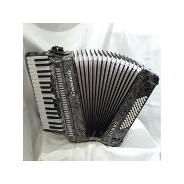 TOMBO (アコーディオン専門店・出荷前検品発送)(おしゃれアコーディオン教本付)TOMBO トンボ アコーディオン 入門向け ピアノ式 34鍵盤 中型 60ベース GT-60B CGP+レインカバーセット【雨の日アコーディオンレインカバーセット】 画像2