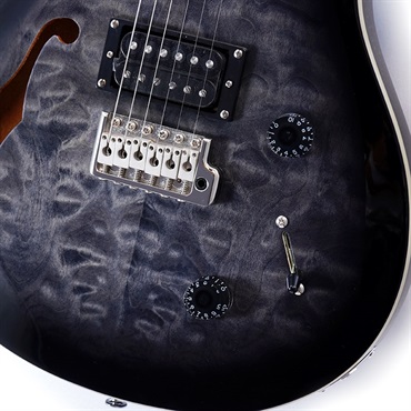 P.R.S. SE Custom 22 Semi-Hollow Quilt (Charcoal Burst)【限定生産モデル】 画像4