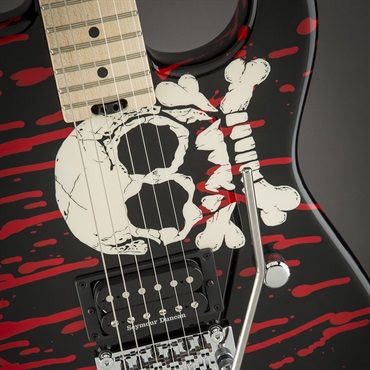 Charvel Warren DeMartini Signature Pro-Mod Blood and Skull (Blood and Skull/Maple) 画像3