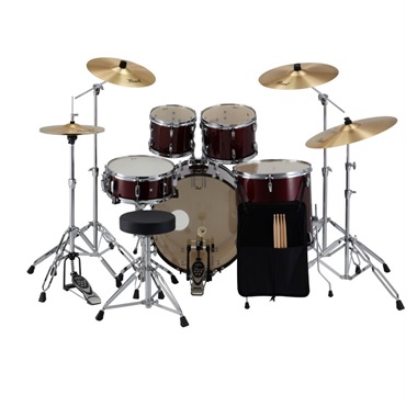 Pearl RS525SCWN/C-2CS #91 [ROADSHOW シンバル付ドラムフルセット（2クラッシュシンバル仕様） - レッドワイン] 画像1