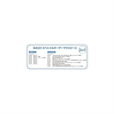 Bach バック / SYMPHONIC MOUTHPIECE 2C 25 24 SGP トランペット用 マウスピース 画像1