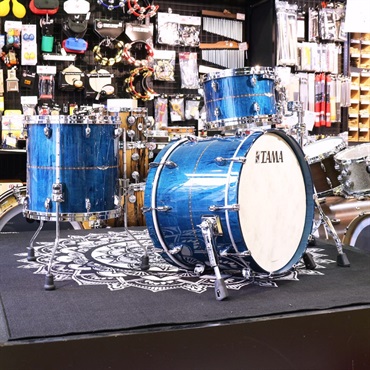 TAMA 大幅値下げしました！STAR Maple 3pc kit [20BD，14FT，12TT] - Ocean Blue Curly Maple 【シングルタムスタンドサービス！】 画像1