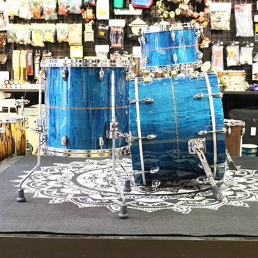 TAMA 大幅値下げしました！STAR Maple 3pc kit [20BD，14FT，12TT] - Ocean Blue Curly Maple 【シングルタムスタンドサービス！】 画像3