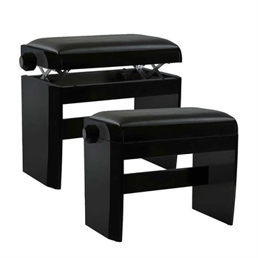 DEXIBELL 【夏先取り大特価セール】DX BENCH BK【台数限定超特価】 VIVOホームピアノ純正ピアノ椅子(マットブラック) 画像1