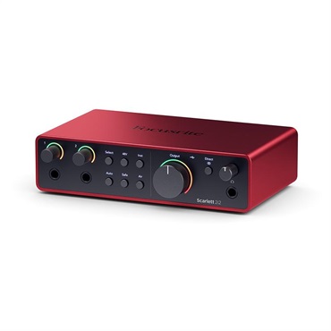 Focusrite Scarlett 2i2 gen4 (Cubase LE付属)(2in2out・USB-C オーディオインターフェイス)(フォーカスライト)(スカーレット)(4th Gen) 画像1