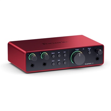 Focusrite 【予約商品・5月下旬入荷予定】Scarlett 2i2 Studio gen4 (Cubase LE付属)(コンデンサーマイク/ヘッドフォン/マイクケーブル付属・スタジオパック)(2in2out・USB-C オーディオインターフェイス)(フォーカスライト)(スカーレット)(4th Gen) 画像1