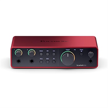 Focusrite 【予約商品・5月下旬入荷予定】Scarlett 2i2 Studio gen4 (Cubase LE付属)(コンデンサーマイク/ヘッドフォン/マイクケーブル付属・スタジオパック)(2in2out・USB-C オーディオインターフェイス)(フォーカスライト)(スカーレット)(4th Gen) 画像2
