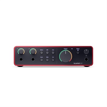 Focusrite 【予約商品・5月下旬入荷予定】Scarlett 2i2 Studio gen4 (Cubase LE付属)(コンデンサーマイク/ヘッドフォン/マイクケーブル付属・スタジオパック)(2in2out・USB-C オーディオインターフェイス)(フォーカスライト)(スカーレット)(4th Gen) 画像3