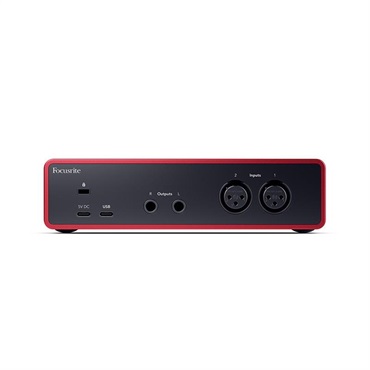 Focusrite 【予約商品・5月下旬入荷予定】Scarlett 2i2 Studio gen4 (Cubase LE付属)(コンデンサーマイク/ヘッドフォン/マイクケーブル付属・スタジオパック)(2in2out・USB-C オーディオインターフェイス)(フォーカスライト)(スカーレット)(4th Gen) 画像4