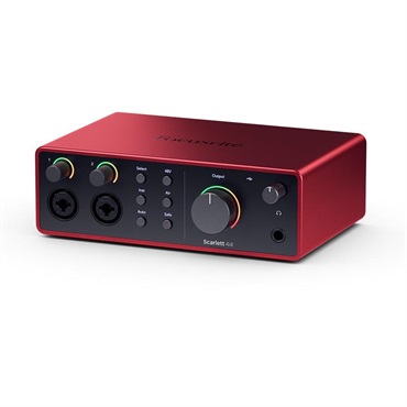 Focusrite 【予約商品・5月30日入荷予定】Scarlett 4i4 gen4 (Cubase LE付属)(4in4out・USB-C オーディオインターフェイス)(フォーカスライト)(スカーレット)(4th Gen) 画像1