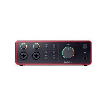 Focusrite 【予約商品・5月30日入荷予定】Scarlett 4i4 gen4 (Cubase LE付属)(4in4out・USB-C オーディオインターフェイス)(フォーカスライト)(スカーレット)(4th Gen) 画像3