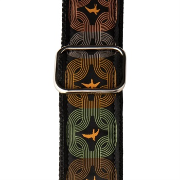 P.R.S. 2 PRS Deluxe Retro Strap Custom Jacquard Orange Birds 画像1
