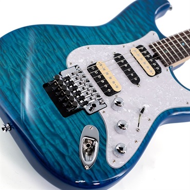 T’s Guitars ST-22R Custom 5A Grade Quilt Top (Caribbean Blue) #SN/032506【特価】 画像6