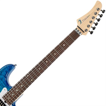 T’s Guitars ST-22R Custom 5A Grade Quilt Top (Caribbean Blue) #SN/032532 【特価】 画像5