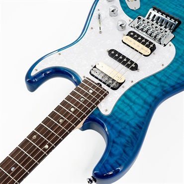 T’s Guitars ST-22R Custom 5A Grade Quilt Top (Caribbean Blue) #SN/032532 【特価】 画像8