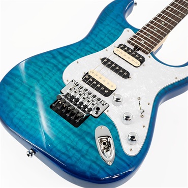 T’s Guitars ST-22R Custom 5A Grade Quilt Top (Caribbean Blue) #SN/032532 【特価】 画像9