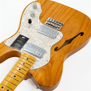 Fender USA American Vintage II 1972 Telecaster Thinline (Aged Natural/Maple) 【The Spring Summer 2026 Campaign】 画像8