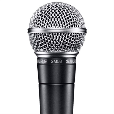 SHURE SM58-LCE【マイクケーブルセット(XLRメス-XLRオス)5.0ｍ】(定番ダイナミックマイク)(国内正規品2年保証)(シュア)(SM58LCE) 画像4