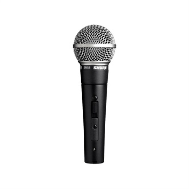 SHURE SM58SE【マイクケーブルセット(XLRメス-XLRオス)5.0ｍ】(定番・スイッチ付きダイナミックマイク)(国内正規品2年保証)(シュア) 画像1