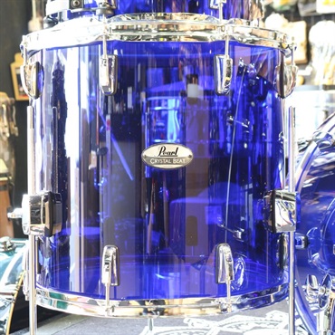 Pearl CRB524P/C #742 [CRYSTAL BEAT 4 pc Drum Shell Pack / Frost Acrylic] - Blue Sapphire 【Crystal Beat発売50周年/国内限定5セット】 画像3