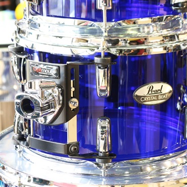 Pearl CRB524P/C #742 [CRYSTAL BEAT 4 pc Drum Shell Pack / Frost Acrylic] - Blue Sapphire 【Crystal Beat発売50周年/国内限定5セット】 画像4
