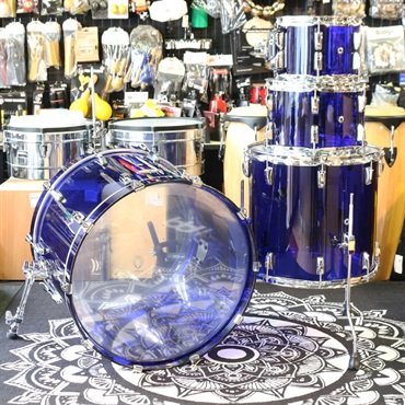 Pearl CRB524P/C #742 [CRYSTAL BEAT 4 pc Drum Shell Pack / Frost Acrylic] - Blue Sapphire 【Crystal Beat発売50周年/国内限定5セット】 画像5