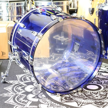 Pearl CRB524P/C #742 [CRYSTAL BEAT 4 pc Drum Shell Pack / Frost Acrylic] - Blue Sapphire 【Crystal Beat発売50周年/国内限定5セット】 画像6