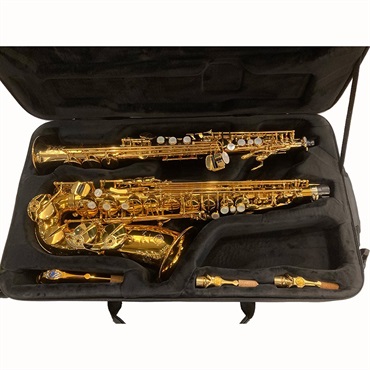 Selmer Paris 【お取り寄せ品】ソプラノ・アルトサックス用ダブルケース セルマー ライトケース デタッチャブルネックソプラノ用 画像6