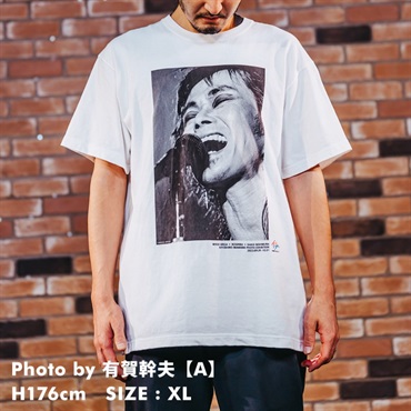 Ikebe Original 忌野清志郎 フォトプリントTシャツ Photo by 有賀幹夫 A - S【受注受付は終了致しました】 画像3