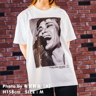 Ikebe Original 忌野清志郎 フォトプリントTシャツ Photo by 有賀幹夫 A - XL【受注受付は終了致しました】 画像1