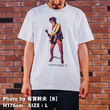 Ikebe Original 忌野清志郎 フォトプリントTシャツ Photo by 有賀幹夫 B - L【受注受付は終了致しました】 画像1